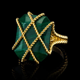 Petronia Malachite Ring